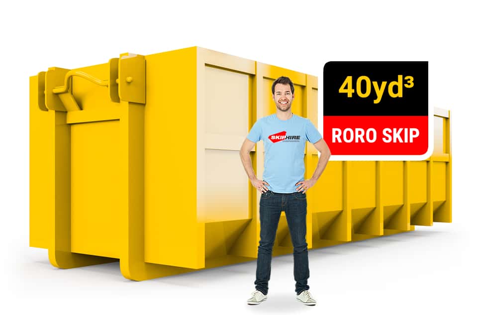 40 yard skip Roro